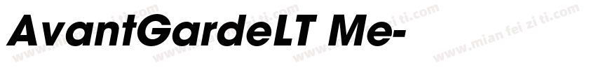 AvantGardeLT Me字体转换